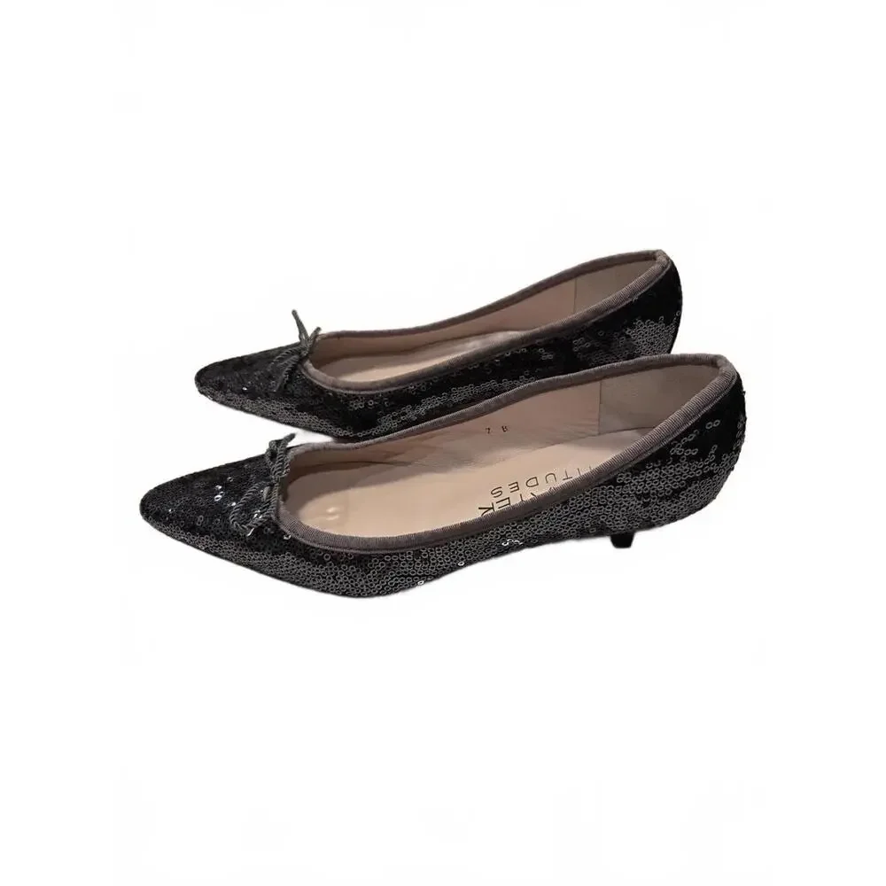 Paul‎ Mayer Attitudes Sequin Kitten Heel NIB (New)